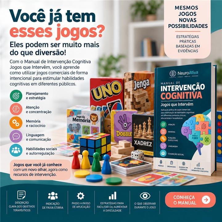 Capa do Manual de Intervenção Cognitiva